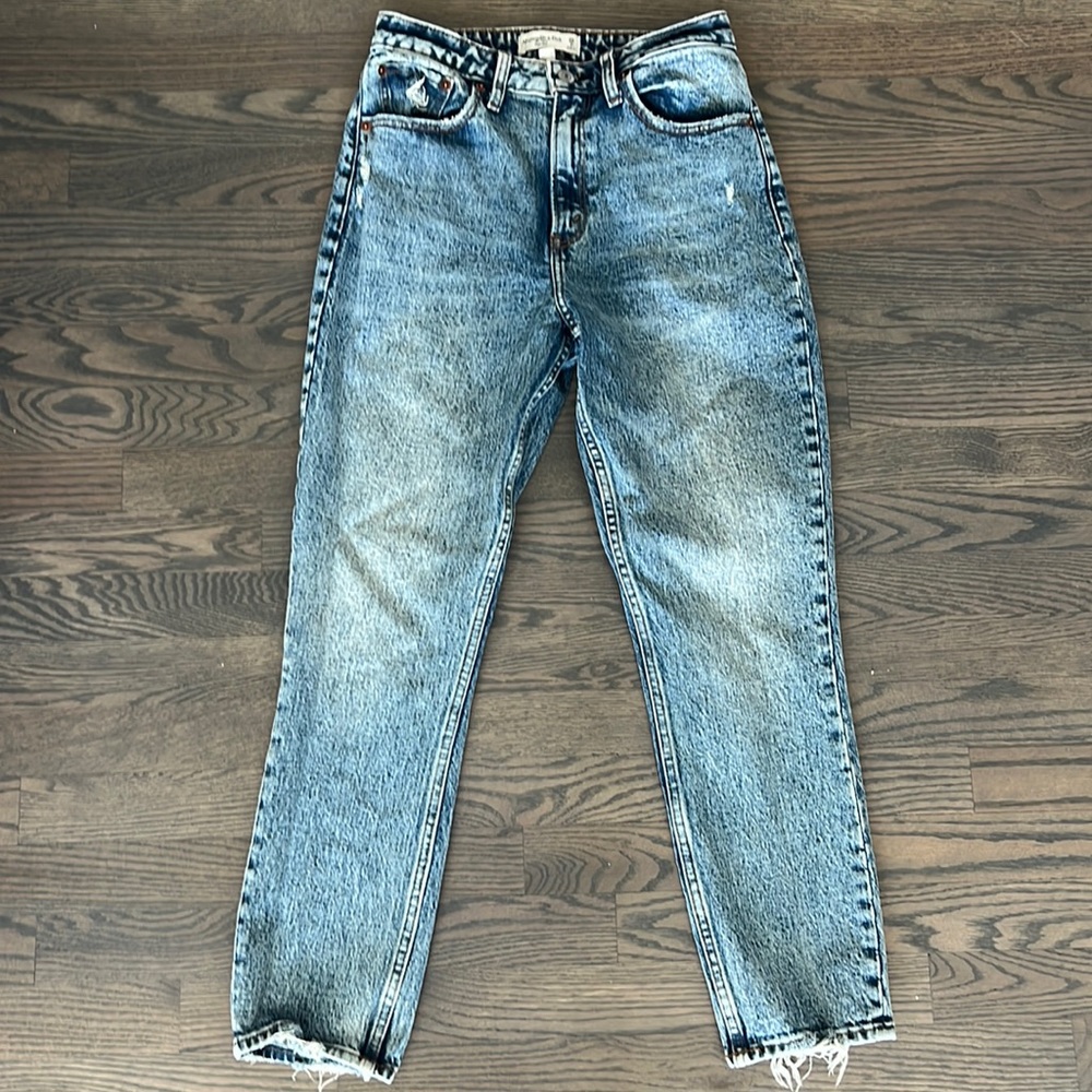 Abercrombie acid wash jeans